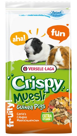 TgJWWKakTKjHjZYfaGMM Versele-Laga Crispy Muesli Guinea Pig - pokarm dla świnki morskiej 400g - obrazek 1