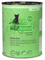Catz Finefood Classic Wołowina i Kaczka (N.23) puszka 400g - obrazek 4