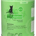 Catz Finefood Classic N.23 Wołowina i Kaczka puszka 800g