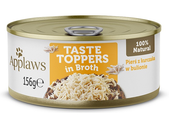 jTZfASaCafCPFebYJgfZ Applaws Dog Taste Toppers puszka z kurczakiem 156g - obrazek 1